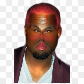 Human, HD Png Download - kanye west face png