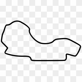 Melbourne F1 Race Track Outline Clipart , Png Download - Australian Gp Track Outline, Transparent Png - race track png