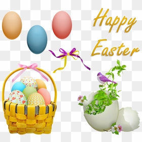 Easter Clip Art Easter Easter Eggs Free Photo - Easter, HD Png Download - easter eggs in grass png