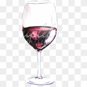 Red Wine - Champagne Stemware, HD Png Download - red wine glass png
