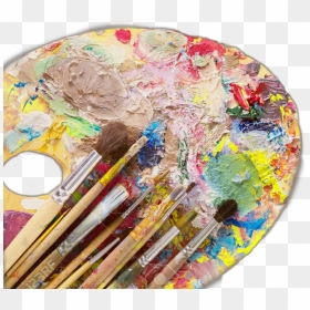 #brushes #paint #palette #art - Palette, HD Png Download - paint palette png