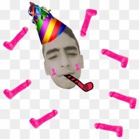 Happy Birthday @flex Posted In Birthday Forum - Party Hat, HD Png Download - happy birthday hat png