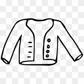 Lab Coats Jacket White Clothing - Outline Coat Clipart, HD Png Download - lab coat png