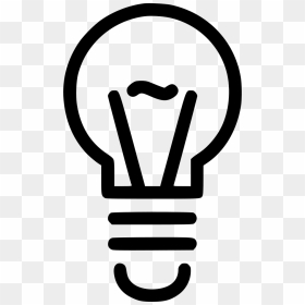 Light Bulb - Light Bulb Outline Png, Transparent Png - light bulb transparent png