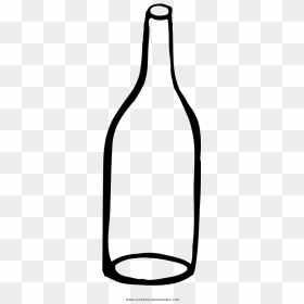 Empty Bottle Coloring Page - Glass Bottle, HD Png Download - empty bottle png