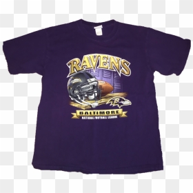 Baltimore Ravens Vintage Tee Shirt Large - Active Shirt, HD Png Download - baltimore ravens png