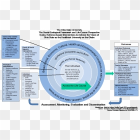 Socioecological Framework - Social Ecological Model With Resilience, HD Png Download - ohio state png