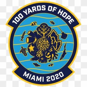 Force Blue Logo 100 Yards Of Hope, HD Png Download - super bowl png