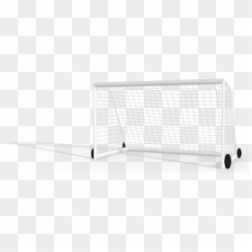 Portable Aluminium Soccer Goal 3x2m W/ Wheels - Net, HD Png Download - soccer net png