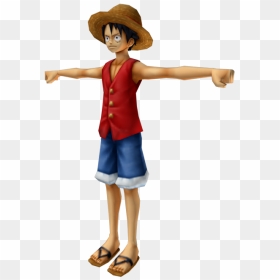 Download Zip Archive - Monkey D Luffy 3d Model, HD Png Download - one piece luffy png