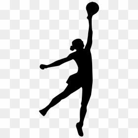 Netball Clip Art, HD Png Download - volleyball player png