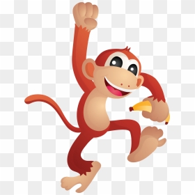 Monkey-icon At Emirates Park Zoo - Cartoon, HD Png Download - cartoon monkey png