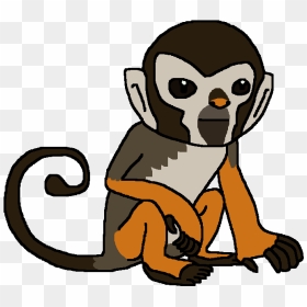 Squirrel Monkey Png, Transparent Png - cartoon monkey png