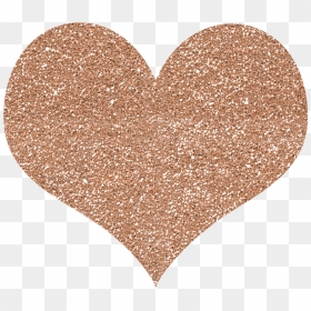Rose Gold Heart Png - Disco Ball Valentines Png, Transparent Png - gold glitter heart png