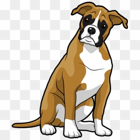 Boxer Emoji & Stickers By Salaheddine Lahrar - Boxer Dog Clipart, HD Png Download - puppy clipart png