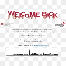 Skyline , Png Download - Schweizerische Eidgenossenschaft, Transparent Png - welcome back png