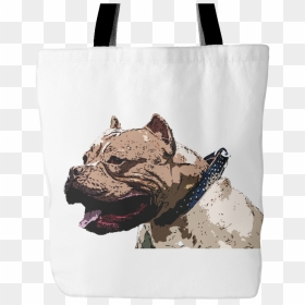 Pitbull Dog Tote Bags - Tote Bag, HD Png Download - pitbull dog png