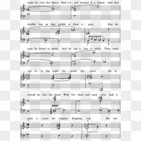 Elative C"" {   ew Pianostaff  <<   ew Devnull="nowhere - Sheet Music, HD Png Download - green eye png