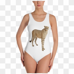 Cheetah Print One Piece Swimsuit - Lesbian Swimsuits, HD Png Download - cheetah print png