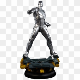 Iron Man Mark Ii Quarter Scale Maquette - Iron Man Mark Sideshow Premium Format, HD Png Download - iron man flying png