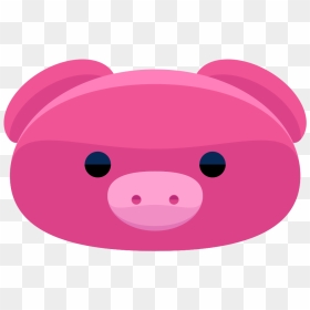 Imgly Sticker Emoticons Pig - Cartoon, HD Png Download - pig face png