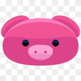 Imgly Sticker Emoticons Pig - Cartoon, HD Png Download - pig face png