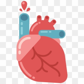 Murmur Clipart Clip Black And White Download Download - Human Heart Cartoon Gif, HD Png Download - chest tattoo png