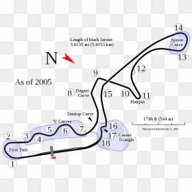Suzuka Map From Wikipedia - Japan Grand Prix Circuit, HD Png Download - race track png