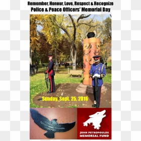 A Day To Remember Fallen Police And Peace Officers - Poster, HD Png Download - remember png