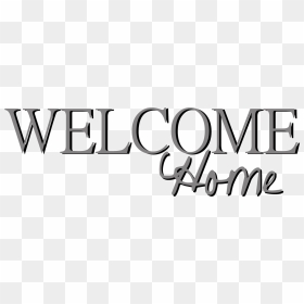 Welcome Home Banner Black, HD Png Download - welcome back png