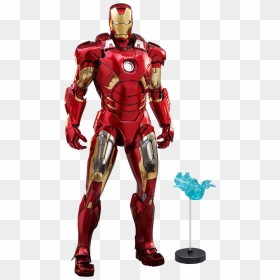 Marvel Iron Man Mark Vii Sixth Scale Figure By Hot - Marvel Avengers Iron Man, HD Png Download - iron man flying png