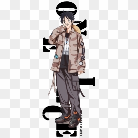 One Piece Street Style, HD Png Download - one piece luffy png