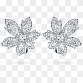 Palm Single Flower Earrings - Earrings, HD Png Download - single flower png