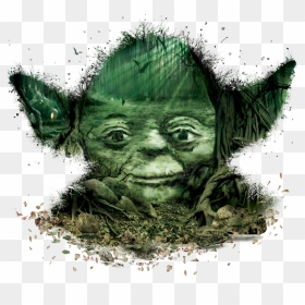 Transparent Yoda Png - Star Wars Poster Yoda, Png Download - yoda head png