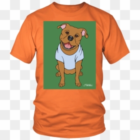 Pitbull Dog T-shirt - Lil Peep Is My Daddy, HD Png Download - pitbull dog png