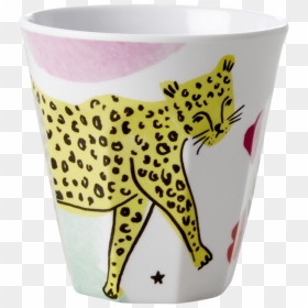 Leopard Print Melamine Cup Rice Dk, HD Png Download - cheetah print png