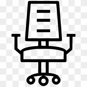 Desk Chair Office Furniture Home Office - Offoce Chair Clip Art, HD Png Download - office desk png