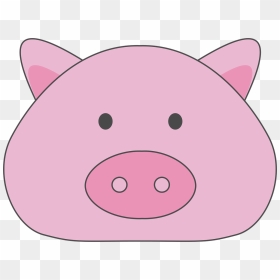 Cartoon, HD Png Download - pig face png