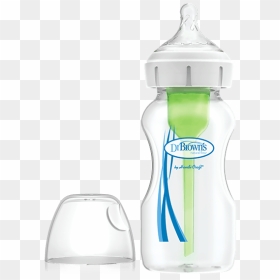 Brown"s Options Bottle Bottle Feeding Multiples - Dr Brown's Options Wide Neck Bottle, HD Png Download - plastic bottle png