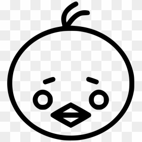 Chicken Chick Avatar Face Figure - Portable Network Graphics, HD Png Download - baby chick png
