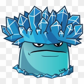 Ice Shroom By Lolwutburger - Plants Vs Zombies Ice Shroom, HD Png Download - plants vs zombies png