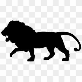 King Of The Jungle Silhouette - Lion King Animal Silhouette, HD Png Download - jungle animals png