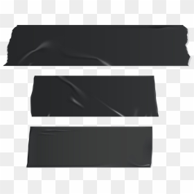 Adhesive Black Vector Tape Hand-painted Free Download - Black Duct Tape Png, Transparent Png - under construction tape png
