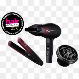 Ego Trip Travel Hair Dryer And Straightener Set, HD Png Download - blow dryer png