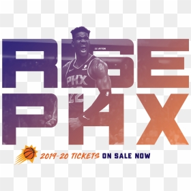 Phoenix Suns Rise Phx, HD Png Download - phoenix suns logo png