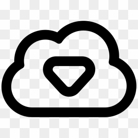 Internet Download Cloud Outline - Heart, HD Png Download - cloud outline png