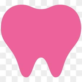 Clipart Pink Tooth Png, Transparent Png - tooth clipart png