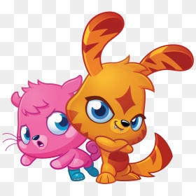 Monsters From The Movie - Moshi Monsters Poppet And Katsuma, HD Png Download - monsters png