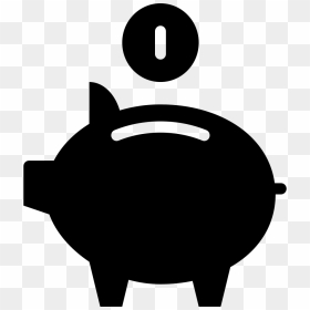 Pig Black Silhouette White Clip Art - Силуэт Свинья, HD Png Download - pig face png