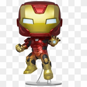 Marvel Avengers Game Funko Pop, HD Png Download - iron man flying png